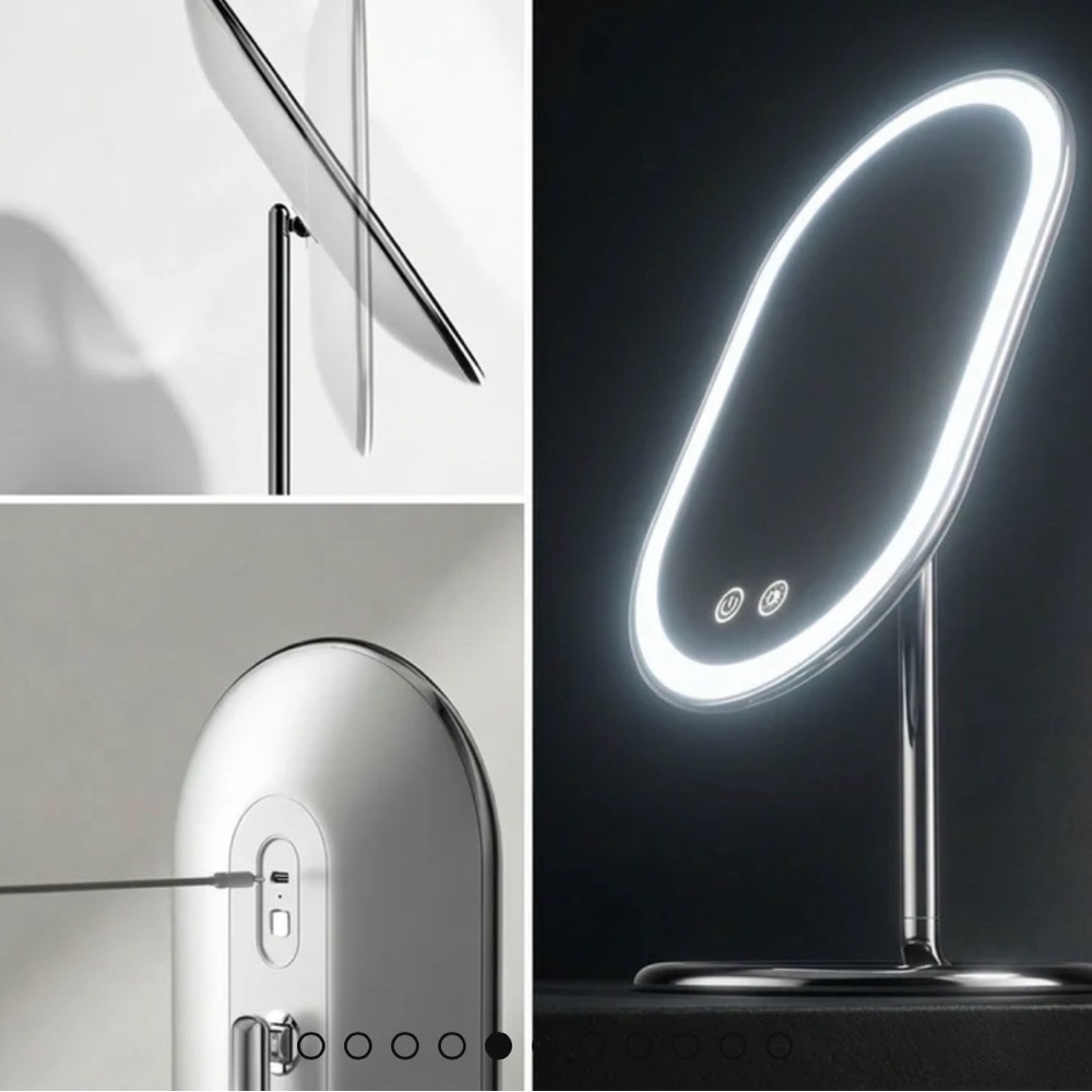 Like new Fancii Vera LED Vanity Mirror with magnifying mirror - Picture 4 of 5